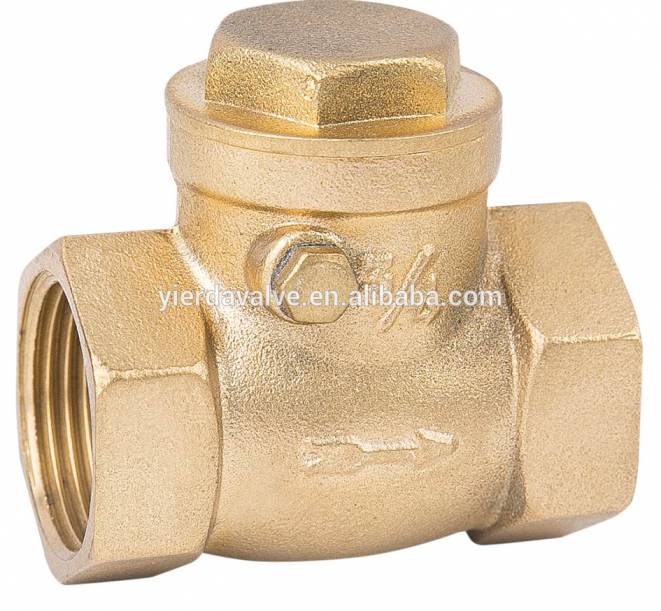 Best Sale 1 inch thread ends CE approved CW617N Brass Swing Check Valve