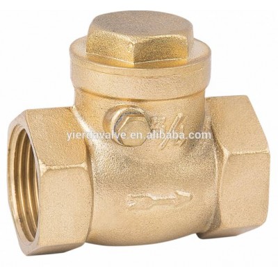 Best Sale 1 inch thread ends CE approved CW617N Brass Swing Check Valve